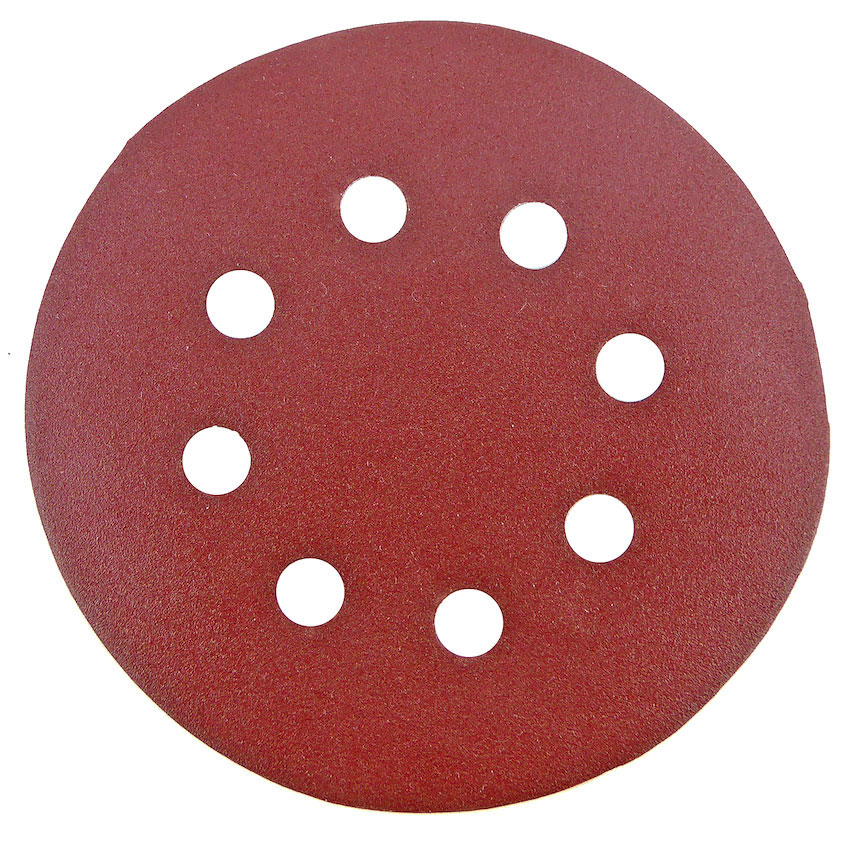 125mm Sanding Disc 240 Grit 8 Hole Trade Pack of 10